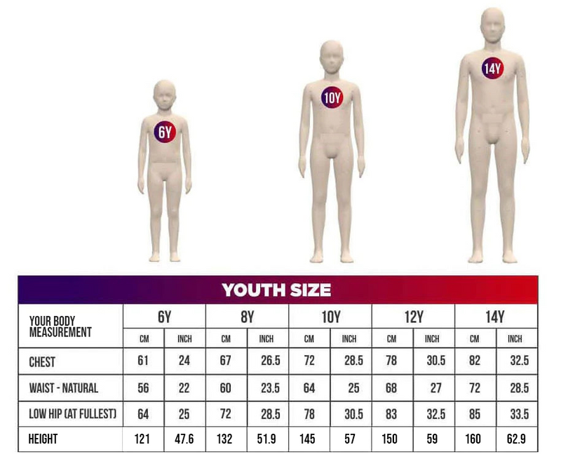 Youth Soccer Size Chart