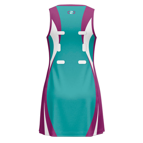 Custom Core 117 Netball Dress Back View